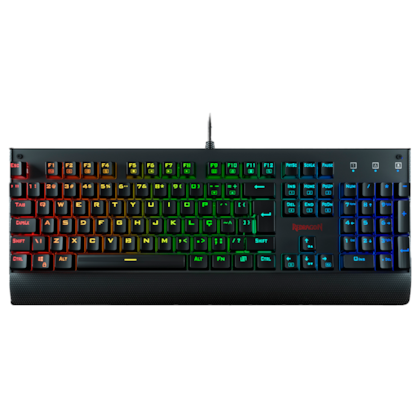 TECLADO MECÂNICO REDRAGON KALA RGB SWITCH RED ABNT2 PRETO K557RGB