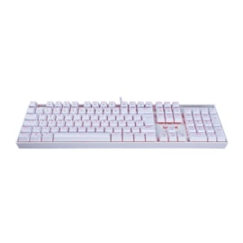 TECLADO MECÂNICO REDRAGON KUMARA BRANCO LED RED SWITCH AZUL K552W-2