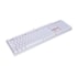 TECLADO MECÂNICO REDRAGON KUMARA BRANCO LED RED SWITCH AZUL K552W-2