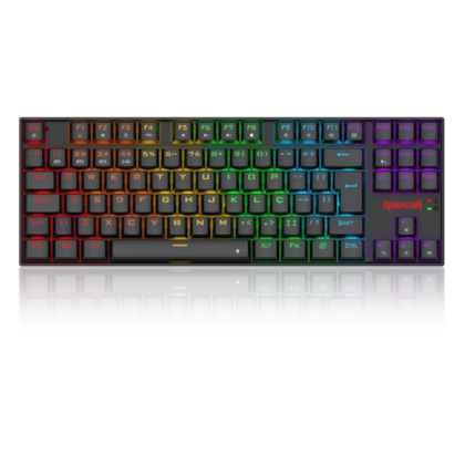 Teclado Mecânico Redragon Kumara Elite Wireless Usb Switch Marrom Preto K552-Krs Pt-Brown