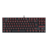 Teclado Mecânico Redragon Kumara Led Vermelho Abnt2 Switch Azul K552-2 Pt-Blue