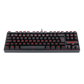 Teclado Mecânico Redragon Kumara Led Vermelho Abnt2 Switch Marrom K552-2 Pt-brown