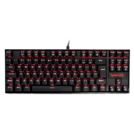 TECLADO MECÂNICO REDRAGON KUMARA LED VERMELHO SWITCH BLUE K552-2