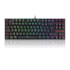 Teclado Mecanico Redragon Kumara Pro Rgb Preto Switch Vermelho Abnt2 K552rgb-pro-pt-red