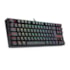 Teclado Mecanico Redragon Kumara Pro Rgb Preto Switch Vermelho Abnt2 K552rgb-pro-pt-red