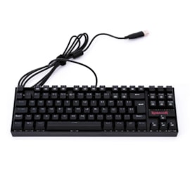 Teclado Mecânico Redragon Kumara Rgb Usb Switch Vermelho Preto K552Rgb-1 Pt-Red