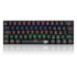 Teclado Mecanico Redragon Lakshmi Rainbow Preto Switch Vermelho Abnt2 k606r Pt-red