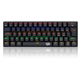 Teclado Mecânico Redragon Lakshmi Rainbow Switch Preto Vermelho k606r Pt-red
