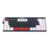 Teclado Mecanico Redragon Magic-Wand Rgb Preto Branco e Vermelho Switch Brown k635bwr-rgb