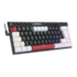 Teclado Mecanico Redragon Magic-Wand Rgb Preto Branco e Vermelho Switch Brown k635bwr-rgb