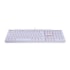 TECLADO MECÂNICO  REDRAGON MITRA BRANCO LED RED SWITCH PRETO K551W