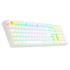 Teclado Mecânico Redragon Mitra Branco Rgb Switch Marrom K551w-rgb Pt-brown