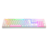 Teclado Mecanico Redragon Mitra Bubblegum Rosa E Branco Rgb Com Switch Marrom K551pw-rgb Pt-brown