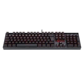 Teclado Mecânico Redragon Mitra Led Vermelho Switch Vermelho Preto K551-1 Pt-red