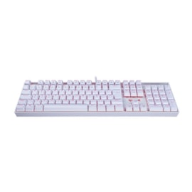 Teclado Mecanico Redragon Mitra Lunar Led Vermelho Switch Marrom Branco K551w Pt-brown