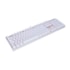 Teclado Mecânico Redragon Mitra Lunar Led Vermelho Switch Vermelho Branco K551w Pt-red