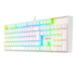 Teclado Mecânico Redragon Mitra Lunar Rgb Switch Azul Branco K551w-rgb Pt-blue
