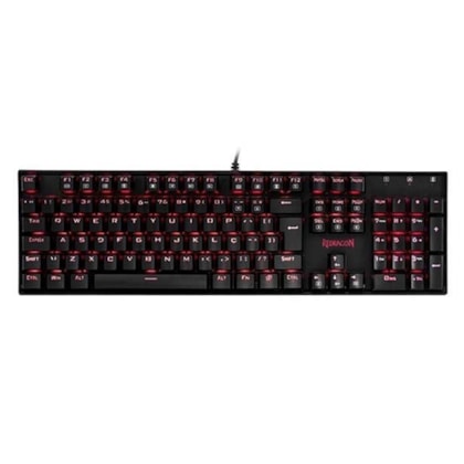 TECLADO MECÂNICO  REDRAGON MITRA PRETO SWITCH OUTEMU BROWN K551-1