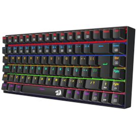 Teclado Mecânico Redragon Phantom Rainbow Switch Marrom Preto K629-kb Pt-brown