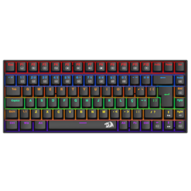 Teclado Mecânico Redragon Phantom Rainbow Switch Marrom Preto K629-kb Pt-brown