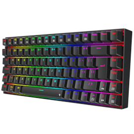 Teclado Mecânico Redragon Phantom Rgb Switch Marrom Preto K629-rgb Pt-brown