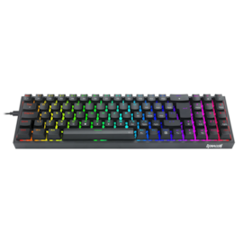 Teclado Mecanico Redragon Pollux Rgb Preto Switch Red k628-rgb-b Pt-red