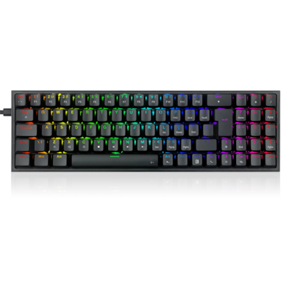 Teclado Mecanico Redragon Pollux Rgb Preto Switch Red k628-rgb-b Pt-red