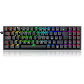 Teclado Mecânico Redragon Pollux Rgb Switch Blue Preto K628-rgb-b Pt-blue