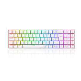 Teclado Mecânico Redragon Pollux Rgb Usb Tipo C Branco Switch Red K628-rgb-w Pt-red