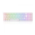 Teclado Mecânico Redragon Pollux Rgb Usb Tipo C Branco Switch Red K628-rgb-w Pt-red