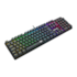 Teclado Mecânico Redragon Sindri Rainbow Abnt2 Switch Brown Preto K671 Pt-brown