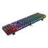 Teclado Mecânico Redragon Sindri Rainbow Abnt2 Switch Brown Preto K671 Pt-brown