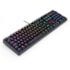 TECLADO MECÂNICO REDRAGON SURARA PRO RGB SWITCH ÓPTICO MARROM PRETO K582RGB-PRO PT-BROWN