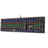 Teclado Mecânico Redragon Valheim Rainbow Usb Switch Azul Preto K608-R Pt-Blue