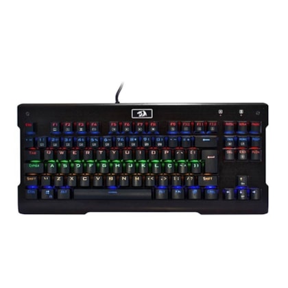 TECLADO MECÂNICO REDRAGON VISNU RAINBOW SWITCH BLUE K561R-1