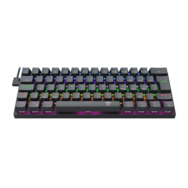 Teclado Mecânico T-Dagger Arena Pro Rainbow Wireless Usb Switch Brown Preto T-Tgk321Pro-Br Pt