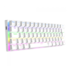 Teclado Mecanico T-dagger Arena Rainbow Switch Brown Branco T-tgk321w-br
