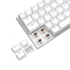 Teclado Mecanico T-dagger Arena Rainbow Switch Brown Branco T-tgk321w-br