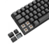 Teclado Mecânico T-dagger Arena Rainbow Usb Tipo C Switch Brown Branco T-tgk321-br