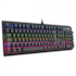 Teclado Mecânico T-dagger Axis Preto Rainbow Switch Brown T-tgk329-br