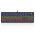 Teclado Mecânico T-dagger Axis Preto Rainbow Switch Brown T-tgk329-br
