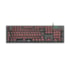 Teclado Mecanico T-dagger Bermuda Led Red Black Abnt-2 Switch Azul T-tgk312-bl