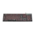 Teclado Mecanico T-dagger Bermuda Led Red Black Abnt-2 Switch Azul T-tgk312-bl