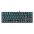 Teclado Mecânico T-dagger Bora Led Ice Blue Switch Blue T-tgk313-bl