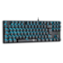 Teclado Mecânico T-dagger Bora Led Ice Blue Switch Blue T-tgk313-bl