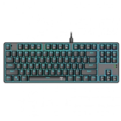 Teclado Mecânico T-dagger Bora Led Ice Blue Switch Blue T-tgk313-bl