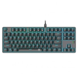 Teclado Mecânico T-dagger Bora Led Ice Blue Switch Blue T-tgk313-bl Teclado Mecânico T-dagger Bora Led Ice Blue Switch Blue T-tgk313-bl