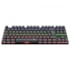 Teclado Mecânico T-dagger Bora Rainbow Switch Brown Preto T-Tgk313-Br Pt