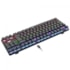 Teclado Mecânico T-dagger Bora Rainbow Switch Brown Preto T-Tgk313-Br Pt