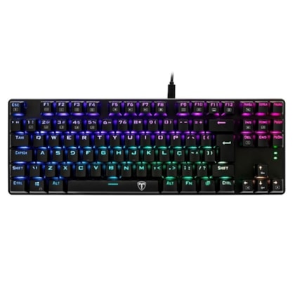 Teclado Mecânico T-dagger Bora Rgb Abnt2 Switch Red T-tgk315-rd